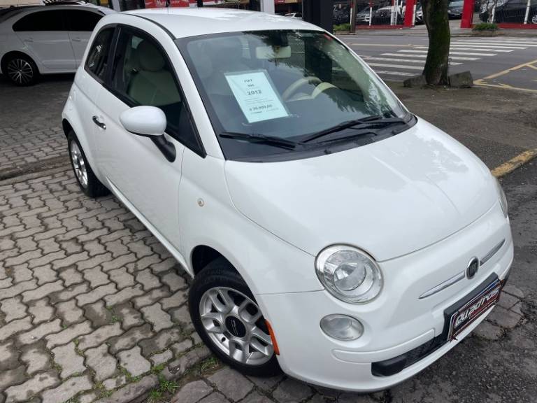 FIAT - 500 - 2012/2012 - Branca - R$ 39.900,00