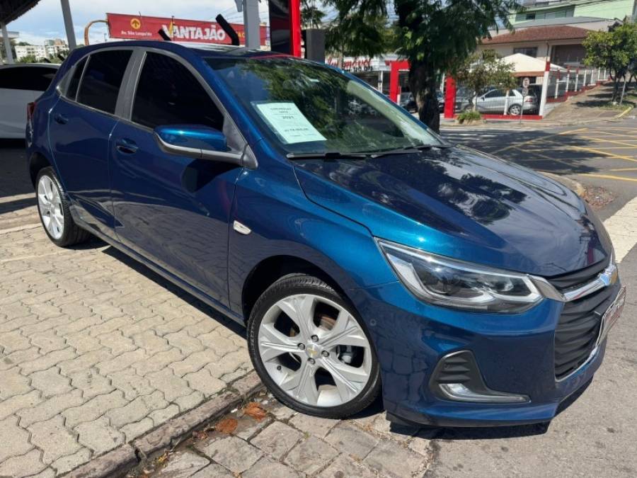 CHEVROLET - ONIX - 2021/2021 - Azul - R$ 78.900,00