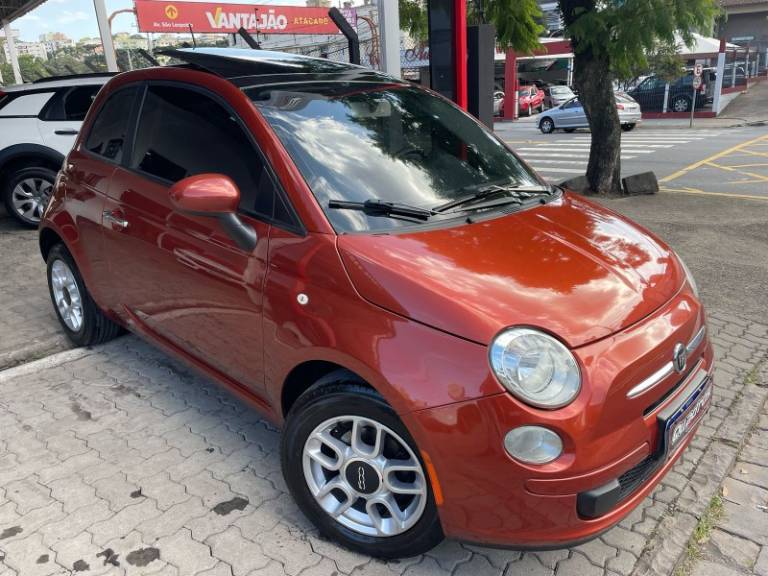 FIAT - 500 - 2012/2012 - Laranja - R$ 41.900,00