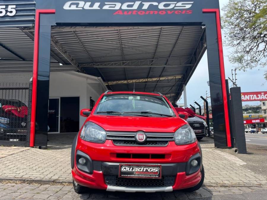 FIAT - UNO - 2018/2018 - Vermelha - R$ 43.900,00