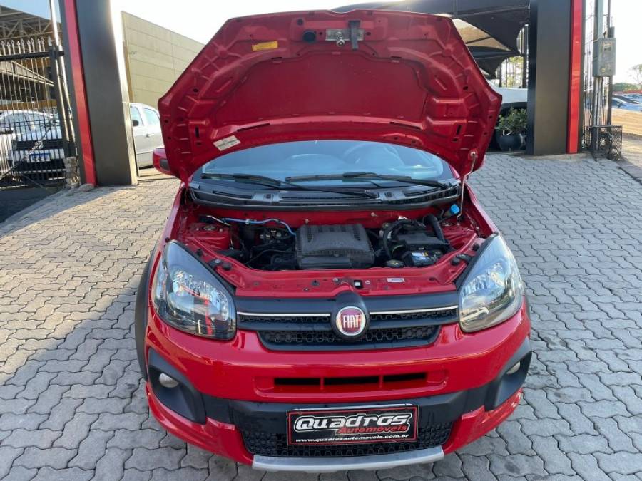 FIAT - UNO - 2018/2018 - Vermelha - R$ 43.900,00